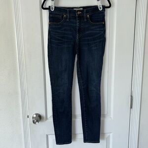 Madewell 9” high-rise skinny stretch jeans 27